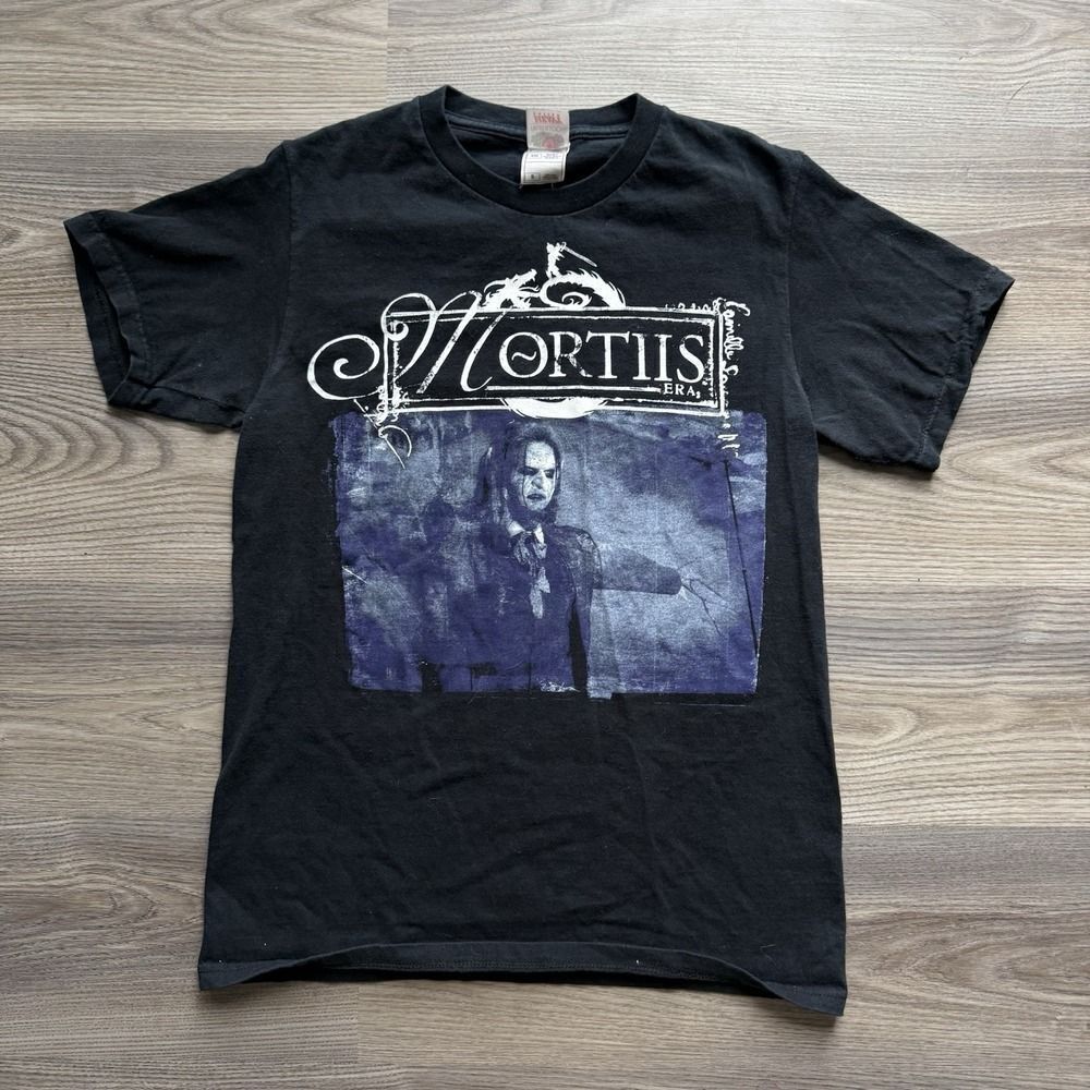 Vintage Y2K Mortiis God Hates Me Metal T Shirt Size Small Cradle Of Filth
